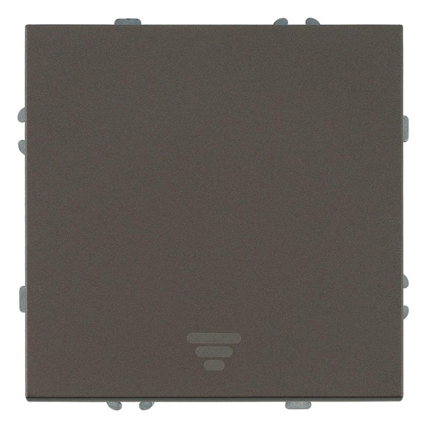 Выключатель 1-кл.самовозвр. (механизм), Stekker, 250В, 10А Эмили, RSW10-5112-09, антрацит, soft touch 50366