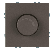 Выключатель диммирующий (механизм), Stekker, 250В, 500W Эмили, RSW10-5106-09, антрацит, soft touch 49920