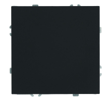 Выключатель 1-клавишный (механизм), СЗК, Stekker, 250В, 10А Эмили, RSW10-5103-05ZK, черный уголь, soft touch 50246