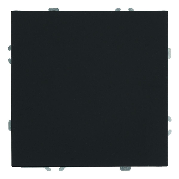 Выключатель 1-клавишный (механизм), СЗК, Stekker, 250В, 10А Эмили, RSW10-5103-05ZK, черный уголь, soft touch 50246