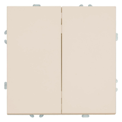 Выключатель 2-клавишный (механизм), Stekker, 250В, 10А Эмили, RSW10-5104-08, кашемир, soft touch 49892