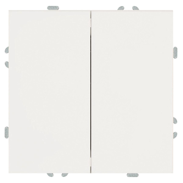 Переключатель перекрестный 2-клавишный (механизм), Stekker, 250В, 10А Эмили, RSW10-5111-01, белый фарфор, soft touch 50162