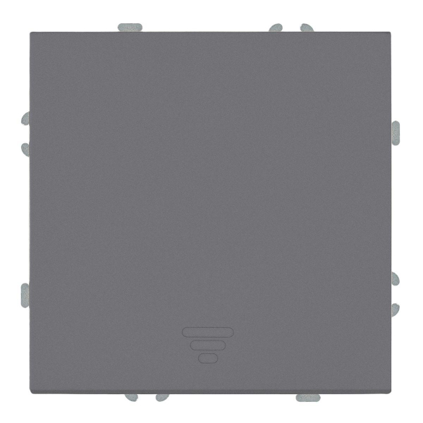 Выключатель 1-клавишный самовозвратный (механизм), Stekker, 250В, 10А Эмили, RSW10-5112-10, платиново-серый, soft touch 50328