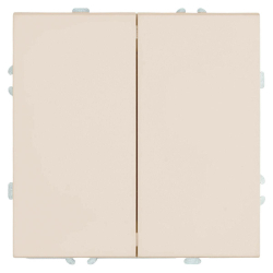 Переключатель перекрестный 2-клавишный (механизм), Stekker, 250В, 10А Эмили, RSW10-5111-08, кашемир, soft touch 50165