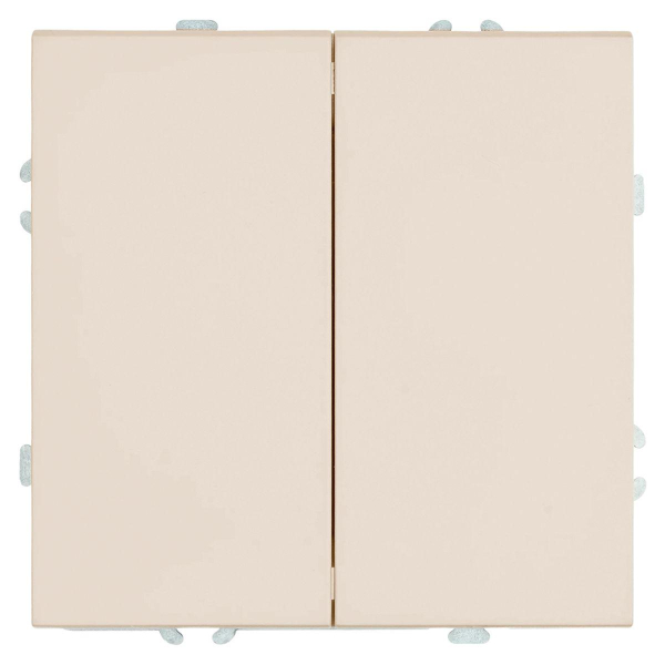 Переключатель перекрестный 2-клавишный (механизм), Stekker, 250В, 10А Эмили, RSW10-5111-08, кашемир, soft touch 50165