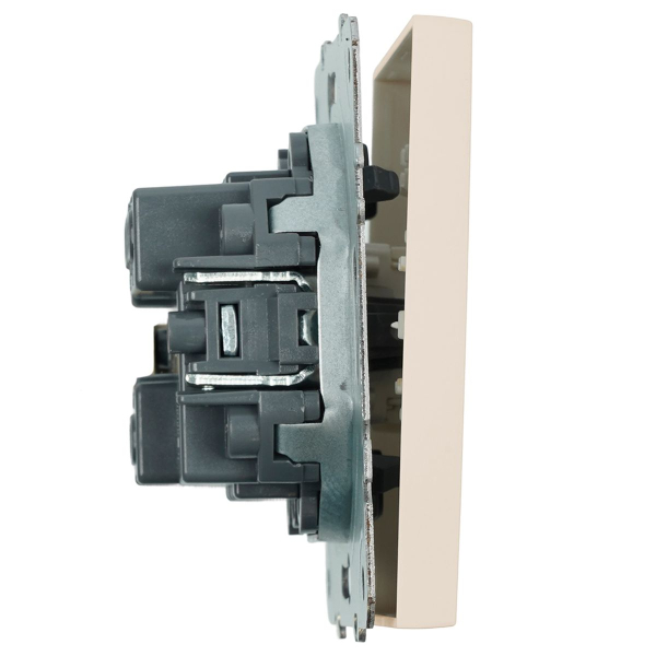 Выключатель 1-клавишный (механизм), Stekker, 250В, 10А Эмили, RSW10-5103-08, кашемир, soft touch 49891