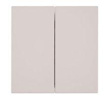 Выключатель 2-клавишный (механизм), Stekker, 250В, 10А Мия, RSW10-3104-08, пудровый жемчуг 50473