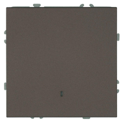 Выключатель 1-клавишный c индикатором (механизм), Stekker, 250В, 10А Эмили, RSW10-5101-09, антрацит, soft touch 49915