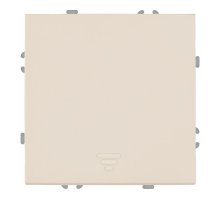 Выключатель 1-клавишный самовозвратный (механизм), Stekker, 250В, 10А Эмили, RSW10-5112-08, кашемир, soft touch 50364