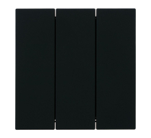 Выключатель 3-клавишный (механизм), Stekker, 250В, 10А Мия, RSW10-3108-05, черный бархат 50444