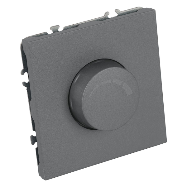 Выключатель диммирующий (механизм), Stekker, 250В, 500W Эмили, RSW10-5106-10, платиново-серый, soft touch 49946