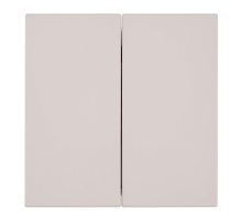 Переключатель 2-клавишный (механизм), Stekker, 250В, 10А Мия, RSW10-3107-08, пудровый жемчуг 50478