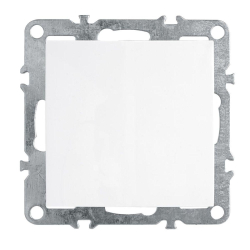 Выключатель 1-клавишный (механизм), Stekker, PSW10-9103-01, 250В, 10А Эрна, белый 39311