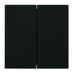 Выключатель 2-клавишный (механизм), Stekker, 250В, 10А Мия, RSW10-3104-05, черный бархат 50443