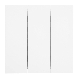 Выключатель 3-клавишный (механизм), Stekker, 250В, 10А Мия, RSW10-3108-01, белая магнолия 50430