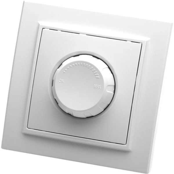Выключатель диммирующий, Stekker, PSW10-9006-01, 250В, 650W Эрна, белый 39046