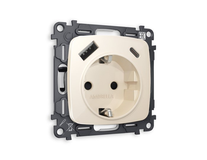 Розетка Ambrella Volt MO310010 MO310010
