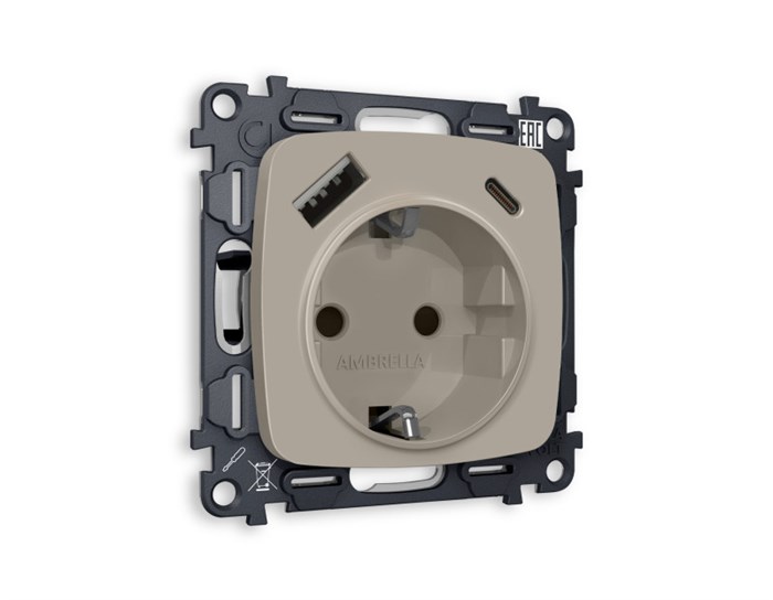 Розетка Ambrella Volt MO370010 MO370010