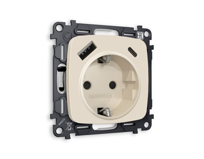 Розетка Ambrella Volt MO330010 MO330010