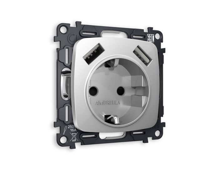 Розетка Ambrella Volt MO409010 MO409010