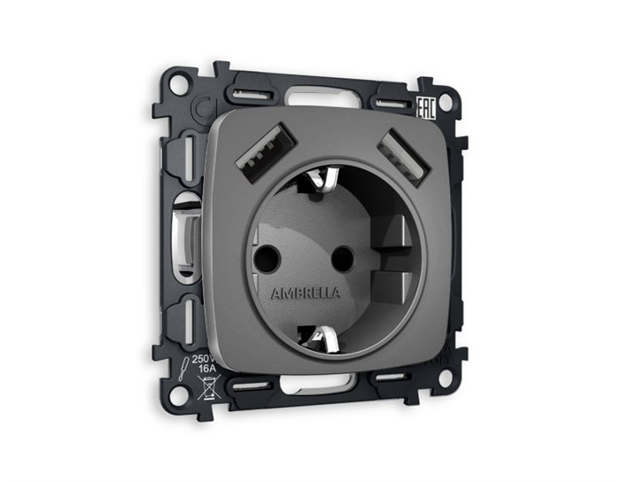 Розетка Ambrella Volt MO659010 MO659010