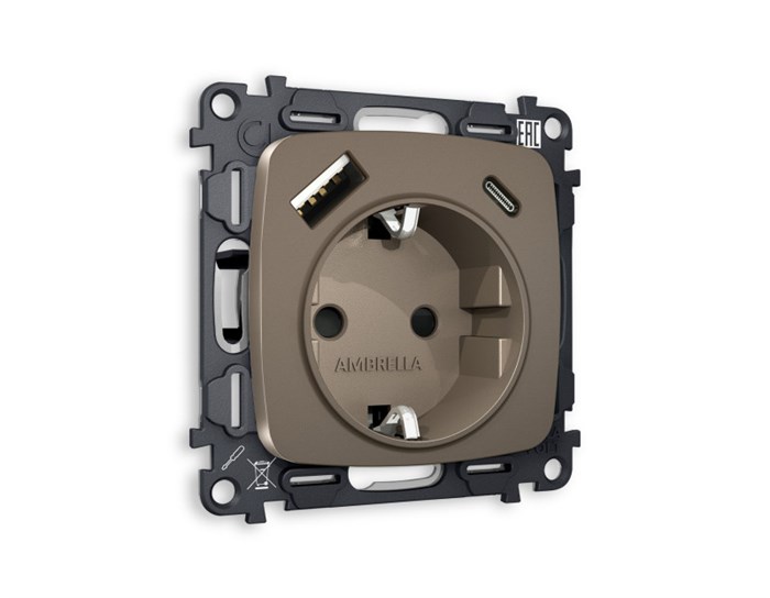Розетка Ambrella Volt MO640010 MO640010