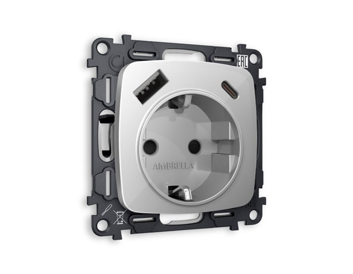 Розетка Ambrella Volt MO410010 MO410010