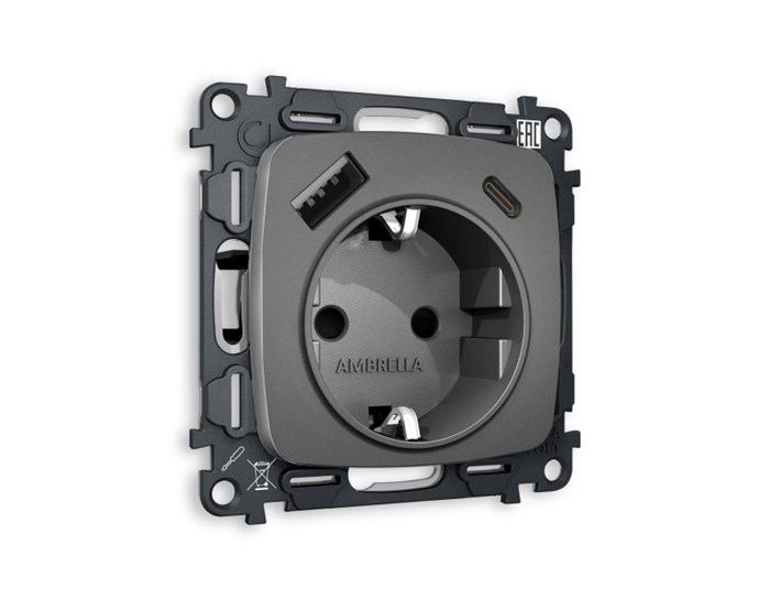 Розетка Ambrella Volt MO660010 MO660010