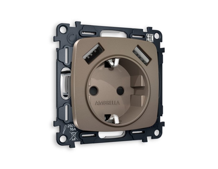 Розетка Ambrella Volt MO639010 MO639010