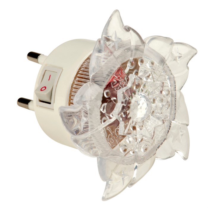 Ночник  DTL-308-Цветок/RGB/4LED/0,5W 280233