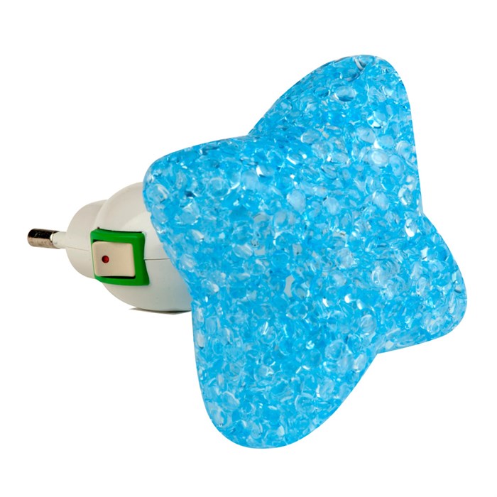 Ночник  DTL-309-Звездочка/BLUE/1LED/0,1W 280404