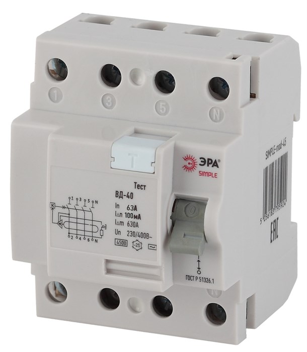 Устройство защитного отключения  SIMPLE-mod-50 569615