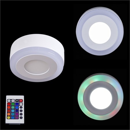 Точечный светильник  60503-9.0-001TM LED3+3W  WH/DL+RGB 553267