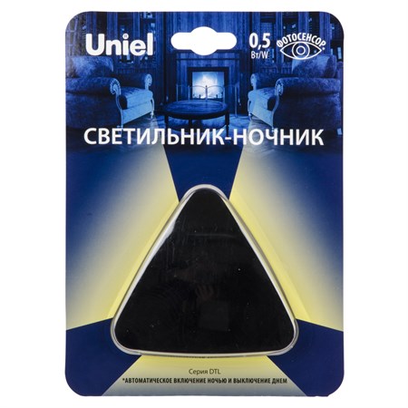 Ночник  DTL-320 Треугольник/Black/Sensor 292239