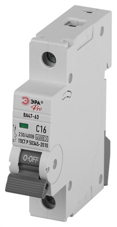 Автоматический выключатель  12pcs-VA63-1P10C4.5 569570