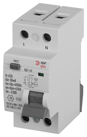 Устройство защитного отключения  VD2EM63A30 620984