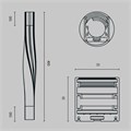 ALM-3535R-B-TL-90°-0.4M 761060