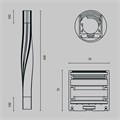 ALM-3535R-B-TR-90°-0.4M 763016