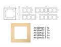 Рамка Ambrella Volt AF220603 AF220603
