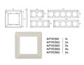 Рамка Ambrella Volt AF110364 AF110364