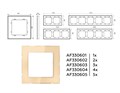 Рамка Ambrella Volt AF330604 AF330604