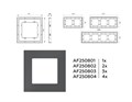Рамка Ambrella Volt AF250803 AF250803