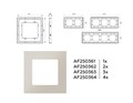 Рамка Ambrella Volt AF250362 AF250362