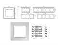 Рамка Ambrella Volt AF550104 AF550104