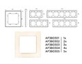 Рамка Ambrella Volt AF380302 AF380302