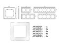 Рамка Ambrella Volt AF330101 AF330101