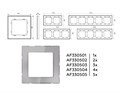 Рамка Ambrella Volt AF330501 AF330501