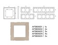 Рамка Ambrella Volt AF380602 AF380602