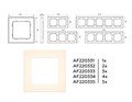 Рамка Ambrella Volt AF220335 AF220335