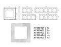 Рамка Ambrella Volt AF330405 AF330405